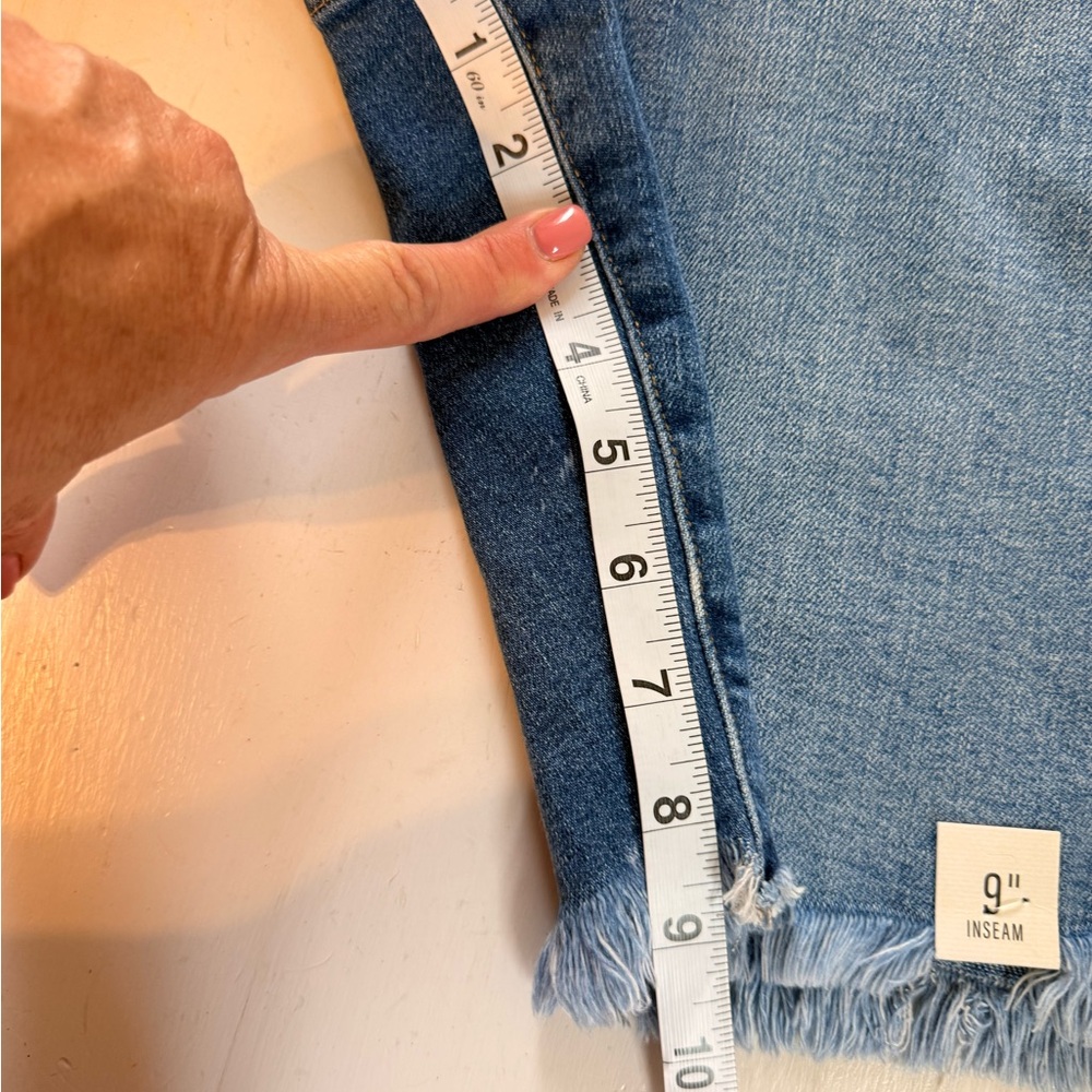 Ana High Rise Denim Bermuda Shorts Jean Shorts - Womens Size 16 Blue Horizon - Picture 11 of 16